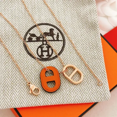 Wholesale Hermes Necklaces #1440912 $32.00 USD, Wholesale Quality Replica Hermes Necklaces