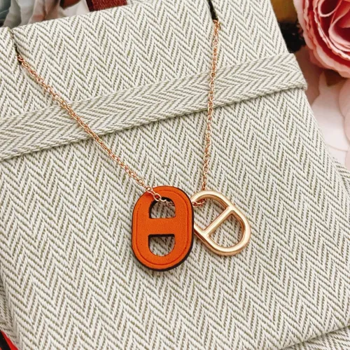 Replica Hermes Necklaces #1440912 $32.00 USD for Wholesale