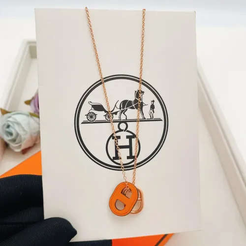 Replica Hermes Necklaces #1440912 $32.00 USD for Wholesale