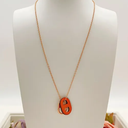 Replica Hermes Necklaces #1440912 $32.00 USD for Wholesale
