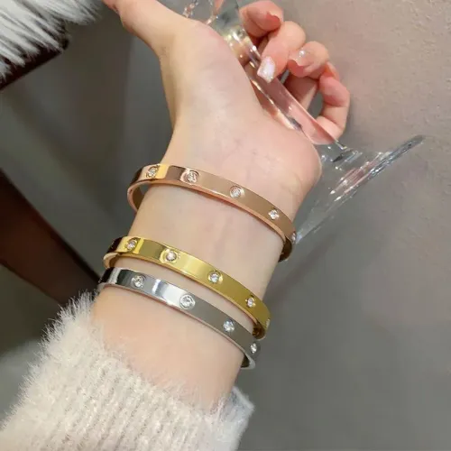 Replica Cartier bracelets In Gold #1440980 $36.00 USD for Wholesale