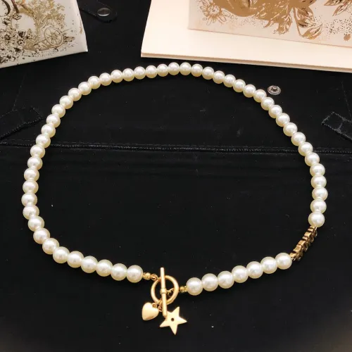 Wholesale Christian Dior Necklaces For Women #1441014 $27.00 USD, Wholesale Quality Replica Christian Dior Necklaces
