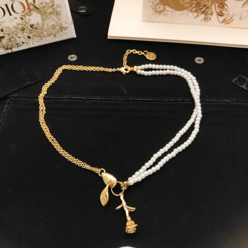 Wholesale Christian Dior Necklaces For Women #1441023 $29.00 USD, Wholesale Quality Replica Christian Dior Necklaces