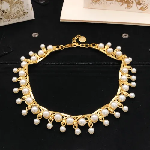 Wholesale Christian Dior Necklaces For Women #1441033 $39.00 USD, Wholesale Quality Replica Christian Dior Necklaces