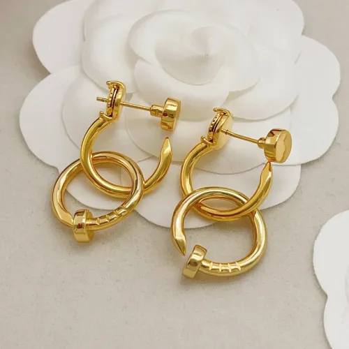 Wholesale Cartier Earrings For Women #1441053 $34.00 USD, Wholesale Quality Replica Cartier Earrings