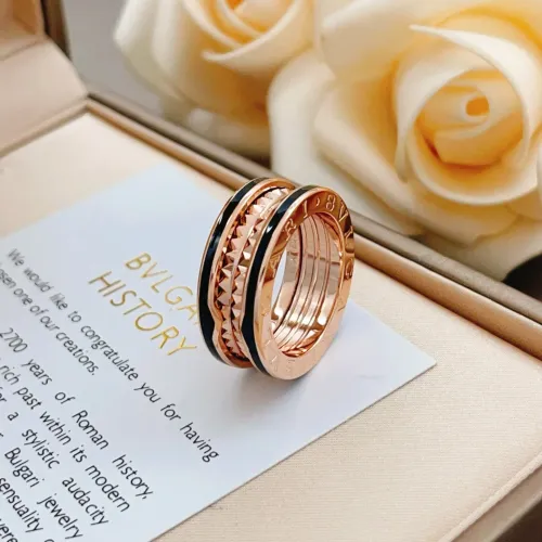Wholesale Bvlgari Rings In Rose Gold #1441085 $32.00 USD, Wholesale Quality Replica Bvlgari Rings