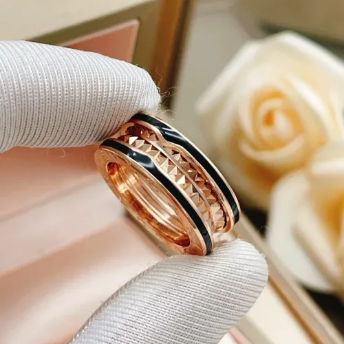 Replica Bvlgari Rings In Rose Gold #1441085 $32.00 USD for Wholesale