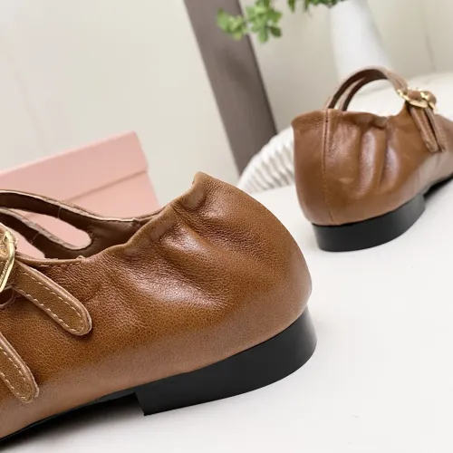 Replica MIU MIU Flat Shoes For Women #1441281 $102.00 USD for Wholesale