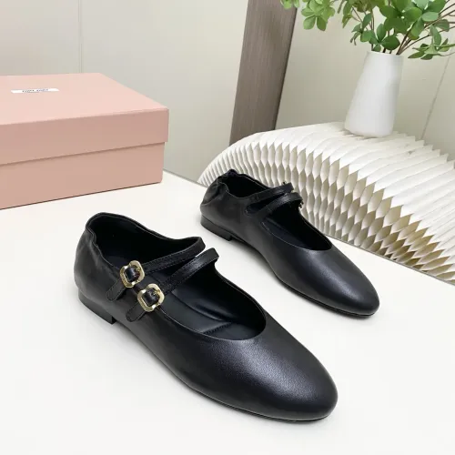 Replica MIU MIU Flat Shoes For Women #1441284 $102.00 USD for Wholesale