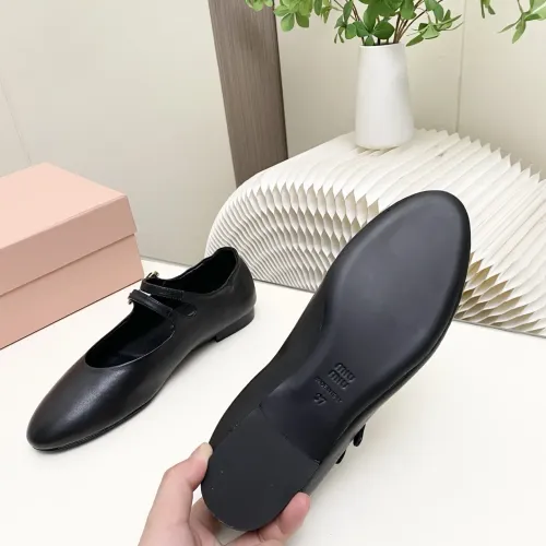 Replica MIU MIU Flat Shoes For Women #1441284 $102.00 USD for Wholesale