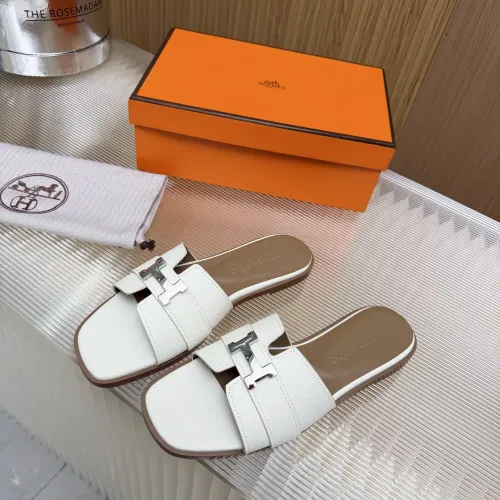 Wholesale Hermes Slippers For Women #1441314 $80.00 USD, Wholesale Quality Replica Hermes Slippers