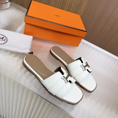 Replica Hermes Slippers For Women #1441314 $80.00 USD for Wholesale