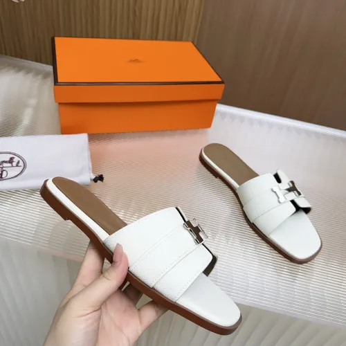 Replica Hermes Slippers For Women #1441314 $80.00 USD for Wholesale