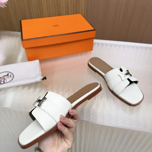 Replica Hermes Slippers For Women #1441314 $80.00 USD for Wholesale
