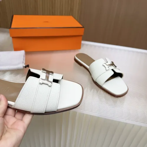 Replica Hermes Slippers For Women #1441314 $80.00 USD for Wholesale
