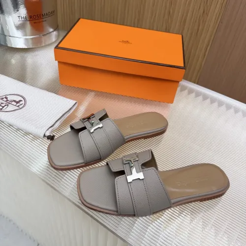 Wholesale Hermes Slippers For Women #1441315 $80.00 USD, Wholesale Quality Replica Hermes Slippers