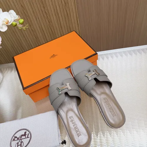 Replica Hermes Slippers For Women #1441315 $80.00 USD for Wholesale