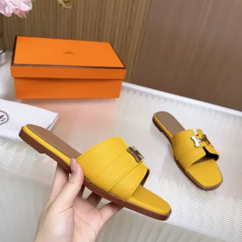 Replica Hermes Slippers For Women #1441316 $80.00 USD for Wholesale