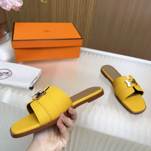 Replica Hermes Slippers For Women #1441316 $80.00 USD for Wholesale