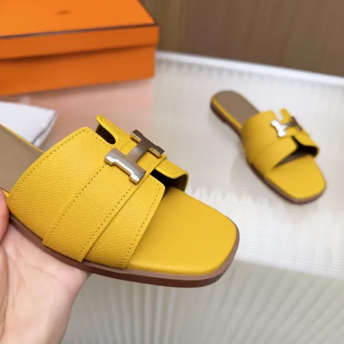 Replica Hermes Slippers For Women #1441316 $80.00 USD for Wholesale