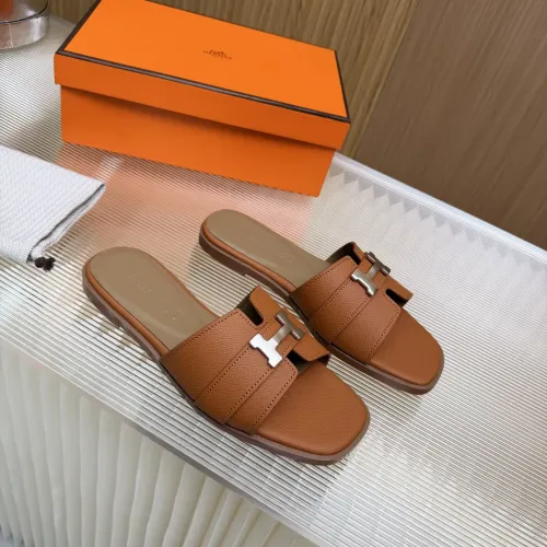 Replica Hermes Slippers For Women #1441318 $80.00 USD for Wholesale