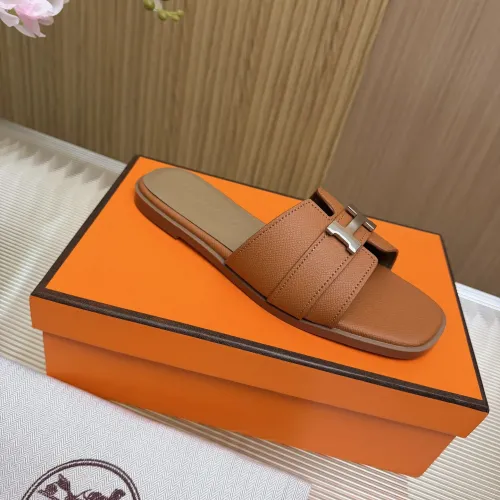Replica Hermes Slippers For Women #1441318 $80.00 USD for Wholesale