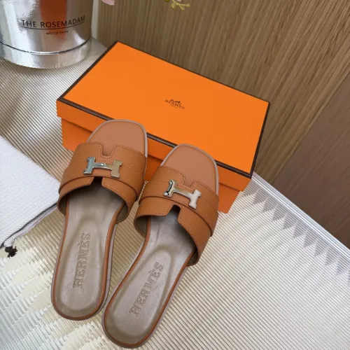 Replica Hermes Slippers For Women #1441318 $80.00 USD for Wholesale