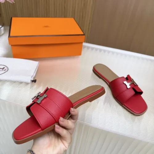 Replica Hermes Slippers For Women #1441320 $80.00 USD for Wholesale