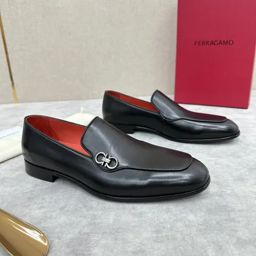 Wholesale Salvatore Ferragamo Leather Shoes For Men #1441443 $170.00 USD, Wholesale Quality Replica Salvatore Ferragamo Leather Shoes