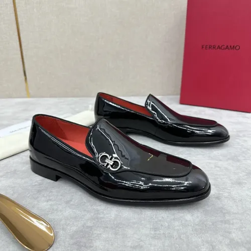 Wholesale Salvatore Ferragamo Leather Shoes For Men #1441444 $170.00 USD, Wholesale Quality Replica Salvatore Ferragamo Leather Shoes