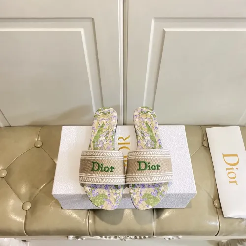Replica Christian Dior Slippers For Women #1441495 $96.00 USD for Wholesale