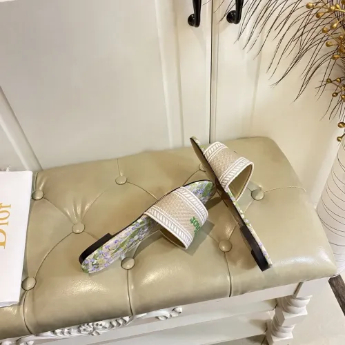 Replica Christian Dior Slippers For Women #1441495 $96.00 USD for Wholesale