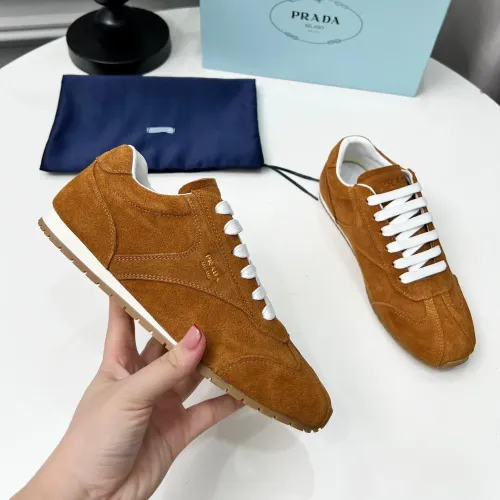 Wholesale Prada Casual Shoes For Women #1441496 $100.00 USD, Wholesale Quality Replica Prada Casual Shoes