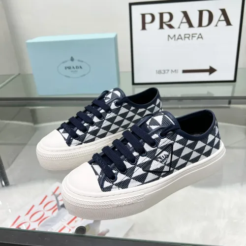 Wholesale Prada Casual Shoes For Women #1441537 $85.00 USD, Wholesale Quality Replica Prada Casual Shoes