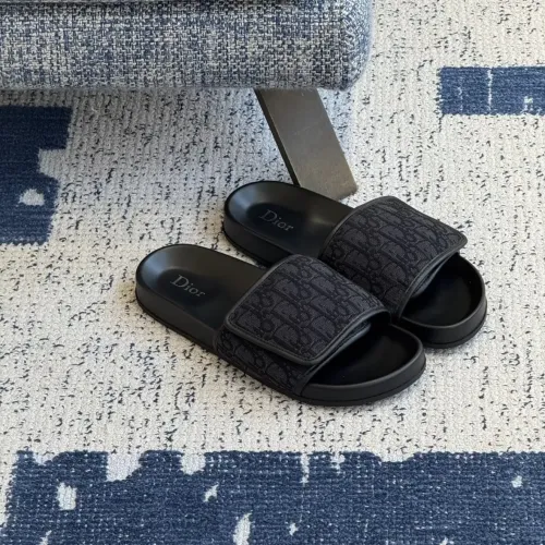 Replica Christian Dior Slippers For Men #1441541 $68.00 USD for Wholesale