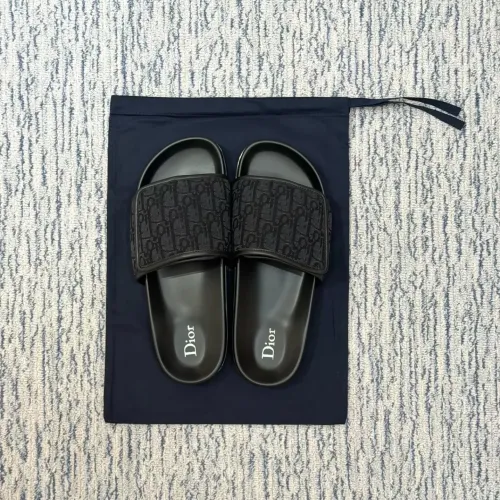 Replica Christian Dior Slippers For Men #1441541 $68.00 USD for Wholesale