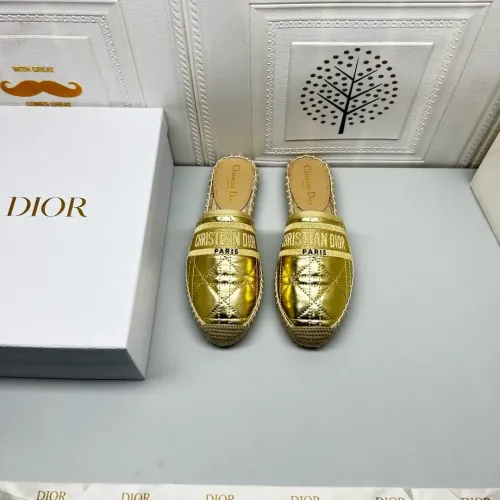 Replica Christian Dior Slippers For Women #1441543 $80.00 USD for Wholesale