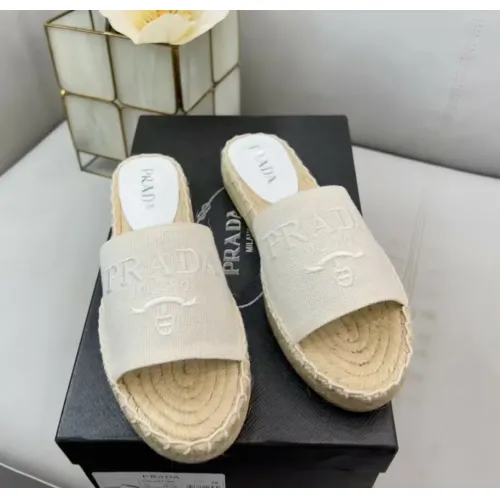 Replica Prada Slippers For Women #1441552 $80.00 USD for Wholesale