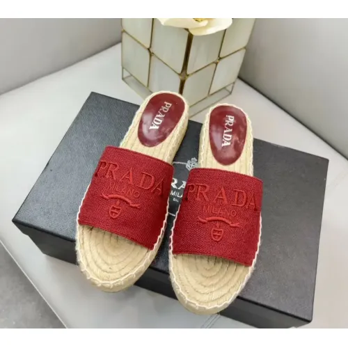 Replica Prada Slippers For Women #1441553 $80.00 USD for Wholesale