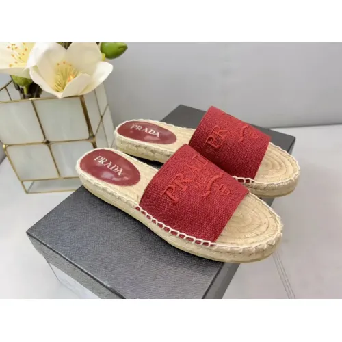 Replica Prada Slippers For Women #1441553 $80.00 USD for Wholesale
