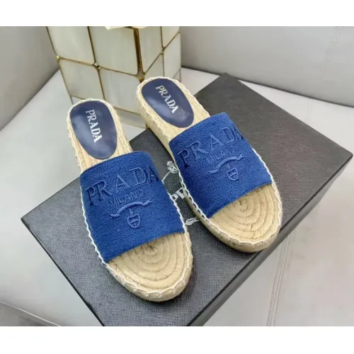 Replica Prada Slippers For Women #1441554 $80.00 USD for Wholesale