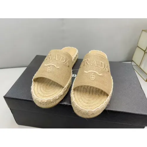 Replica Prada Slippers For Women #1441555 $80.00 USD for Wholesale
