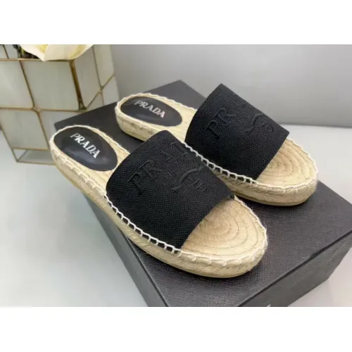 Wholesale Prada Slippers For Women #1441556 $80.00 USD, Wholesale Quality Replica Prada Slippers