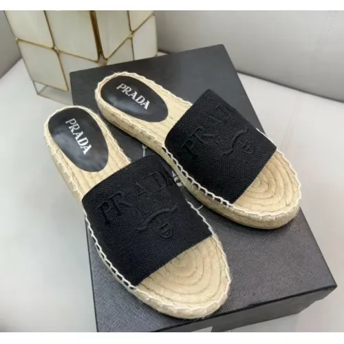 Replica Prada Slippers For Women #1441556 $80.00 USD for Wholesale