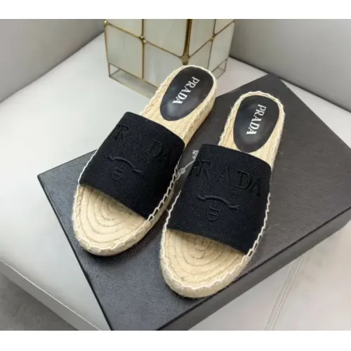 Replica Prada Slippers For Women #1441556 $80.00 USD for Wholesale
