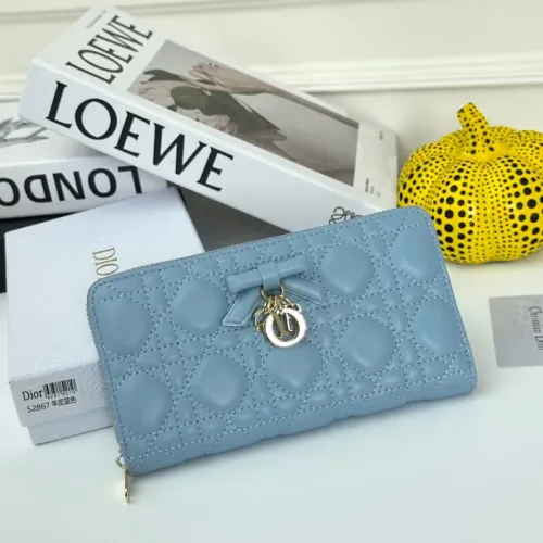 Wholesale Christian Dior Long Wallets For Women #1441672 $45.00 USD, Wholesale Quality Replica Christian Dior Wallets
