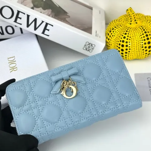 Replica Christian Dior Long Wallets For Women #1441672 $45.00 USD for Wholesale