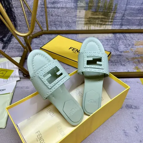 Replica Fendi Slippers For Women #1441811 $85.00 USD for Wholesale