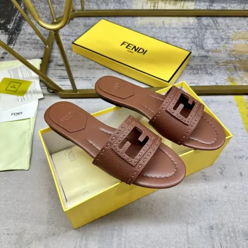 Replica Fendi Slippers For Women #1441815 $85.00 USD for Wholesale