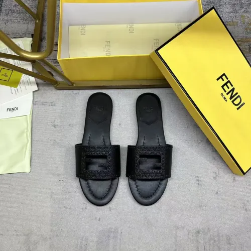 Replica Fendi Slippers For Women #1441816 $85.00 USD for Wholesale